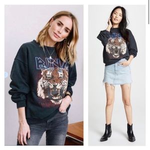 Anine Bing Medium Tiger Sweatshirt NWT